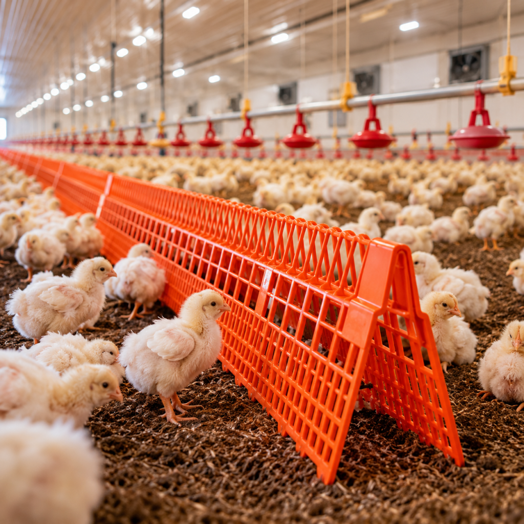 Image of New Anti-Migration Fence for Broilers: Introducing Turbofence