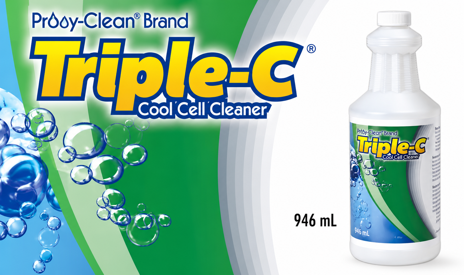 Prevent Costly Cooling Pad Replacements 1 Triple-C cooling pad cleaner for removing mineral and scale buildup