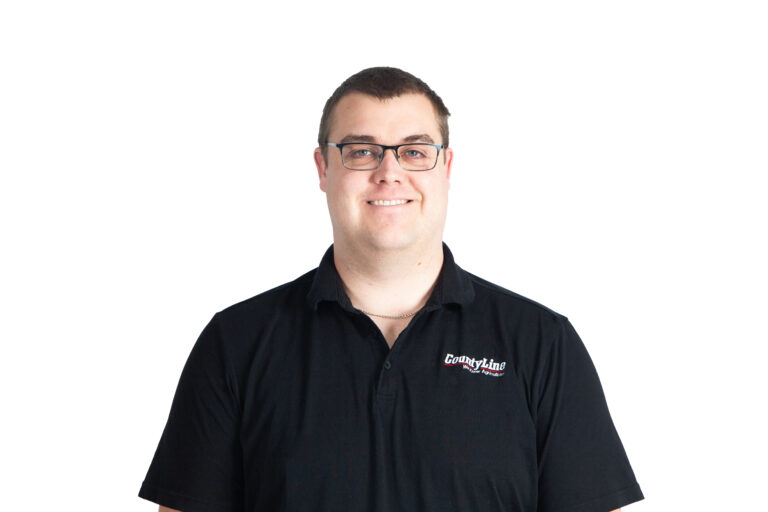 Male, Caucasian, Black polo shirt with CLE logo, Brush cut, Glasses