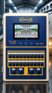 Genius iTouch poultry climate control system with touchscreen and barn controls