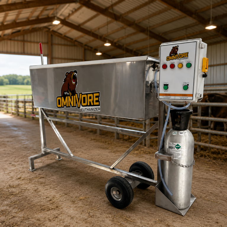 Omnivore Euthanizer livestock euthanasia system by Smart Ag Solutions
