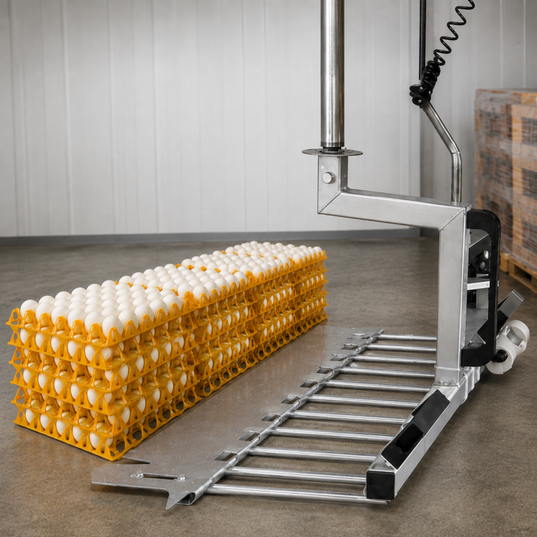 EggLifter egg palletizing equipment for poultry farms