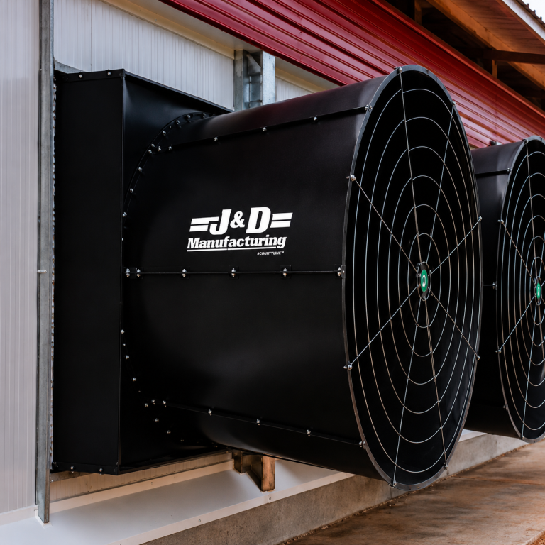 Magnum 58 inch exhaust fan for livestock barn ventilation