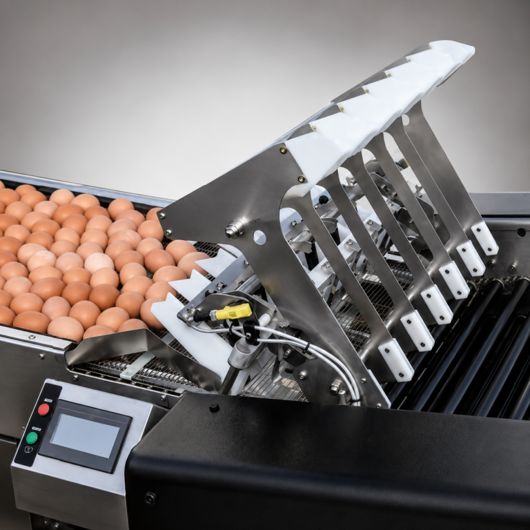 Metzler 70 CPH Farmpacker egg handling and packing system with conveyor