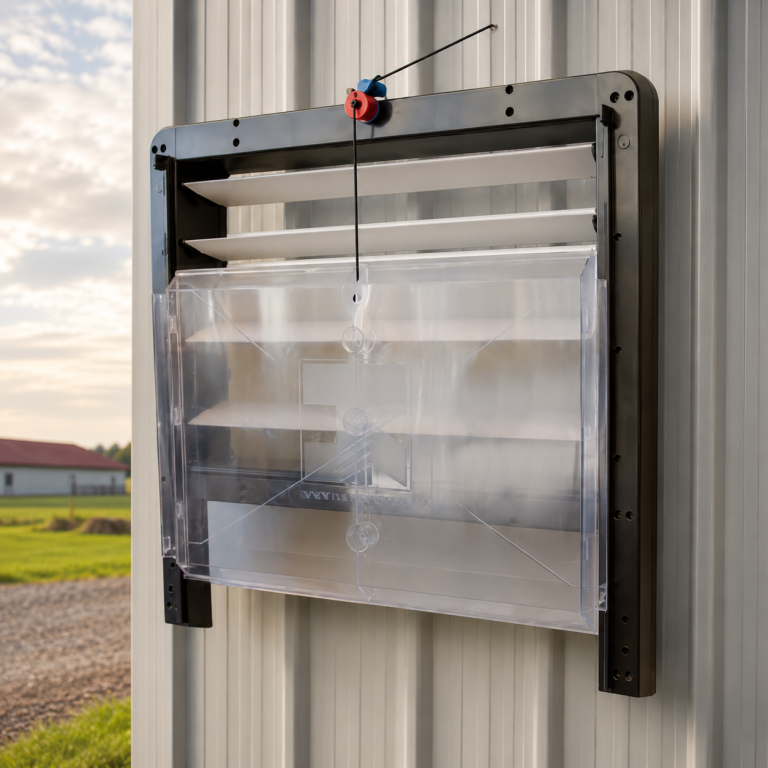 Tulderhof Flash 3300 daylight air inlet for poultry and hog barns