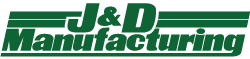J&D Manufacturing ventilation equipment logo