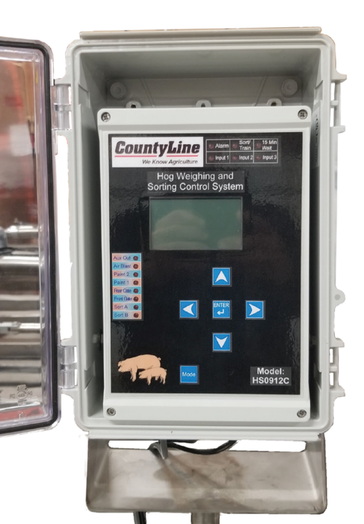 Hog Weighing and Sorting Control System Panel