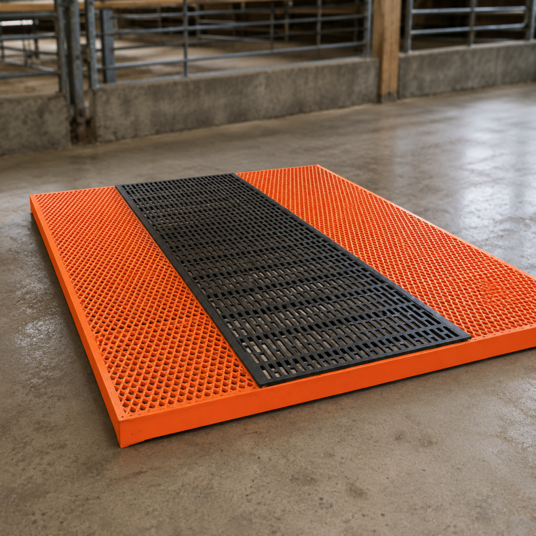 DuraTrac flooring system for livestock facilities