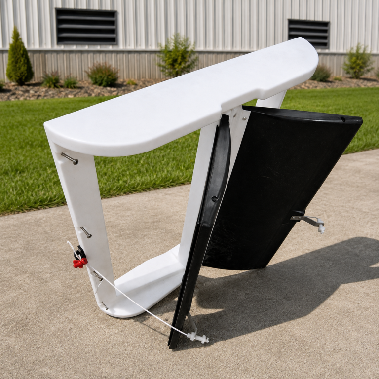 Flow-Right ceiling air inlet with adjustable panels for barn ventilation