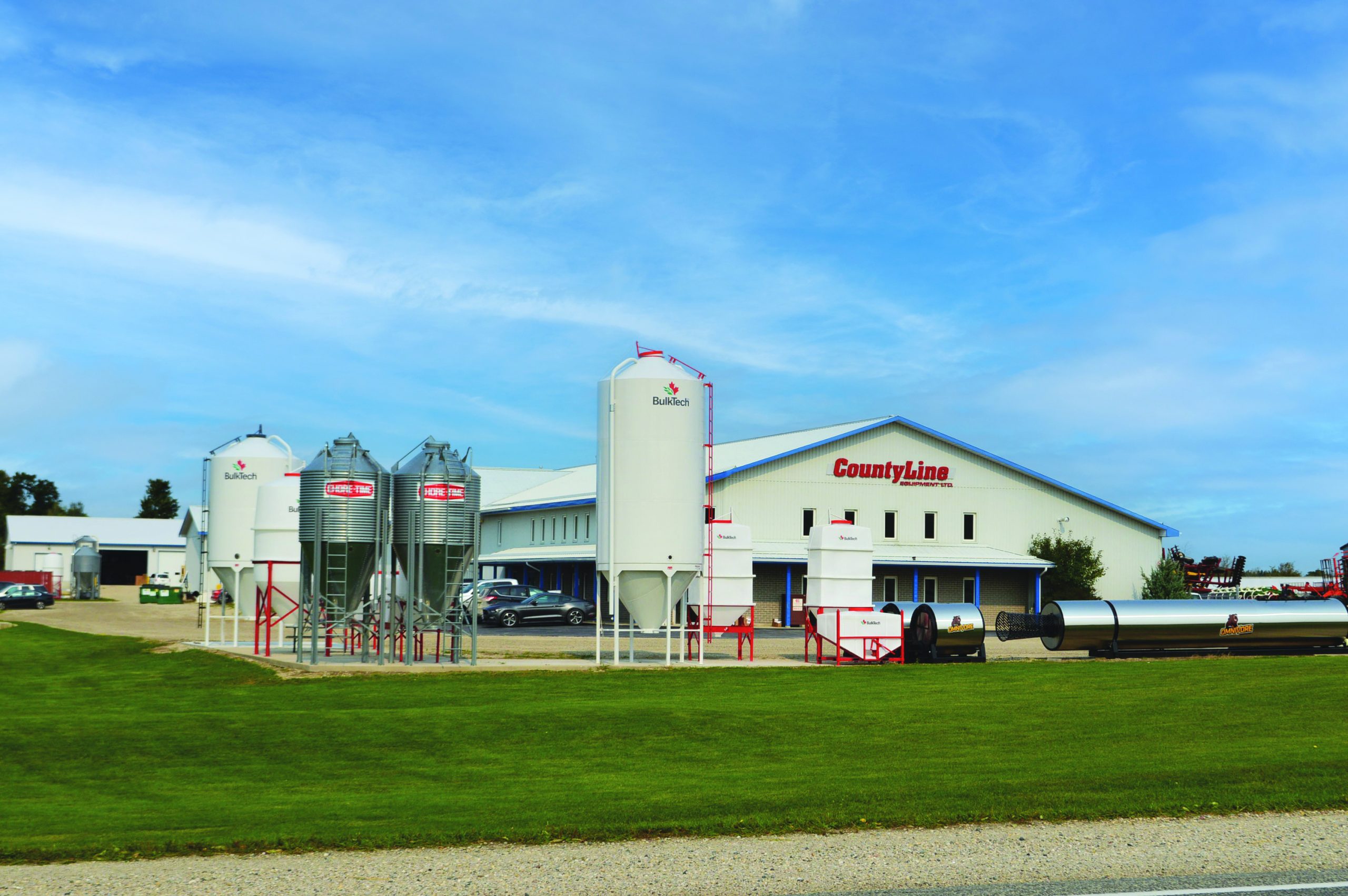 County Line Equipment building lot front
